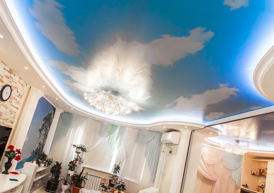 Заказать потолок с фотопечатью в г. Вольск